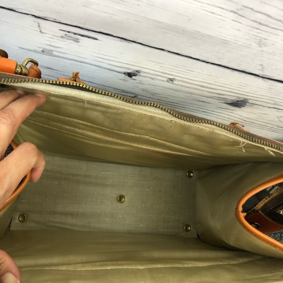 Vintage Leather | Custom Made Office | Travel Tote - Picture 7 of 8